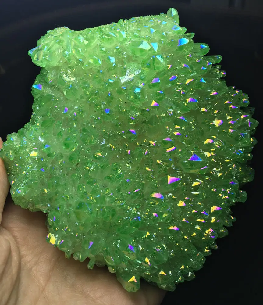 820g GREEN Aura Quartz Crystal Titanium Bismuth Silicon Cluster Rainbow ramadan gifts
820g GREEN Aura Quartz Crystal Titanium Bismuth Silicon Cluster Rainbow ramadan gifts