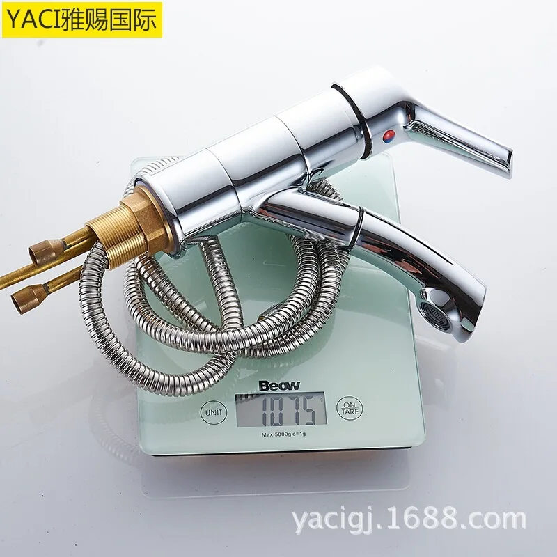 ITAS-6652 Copper basin pull-out faucet hot and cold kitchen sink faucet can be rotated-120
ITAS-6652 Copper basin pull-out faucet hot and cold kitchen sink faucet can be rotated-120