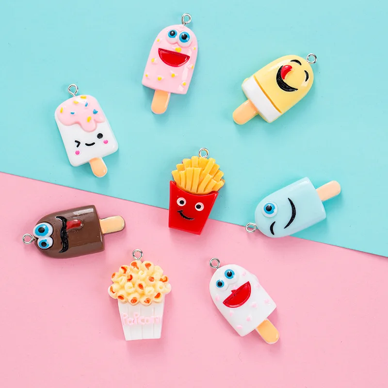 10Pcs/lot Simulation Fake Food Flatback Resin Cabochon Ice Cream With Hook DIY Scrapbooking Charms Jewelry Making Accessories
10Pcs/lot Simulation Fake Food Flatback Resin Cabochon Ice Cream With Hook DIY Scrapbooking Charms Jewelry Making Accessories