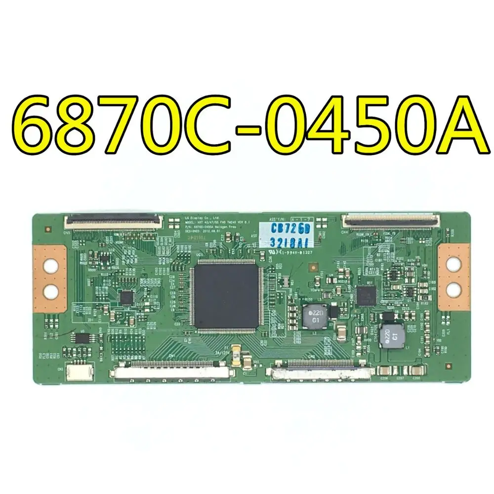 Оригинальная логическая плата 100% для LG 6870C 0450A ART 42/47/55 FHD TM240 VER0.1|Зарядные