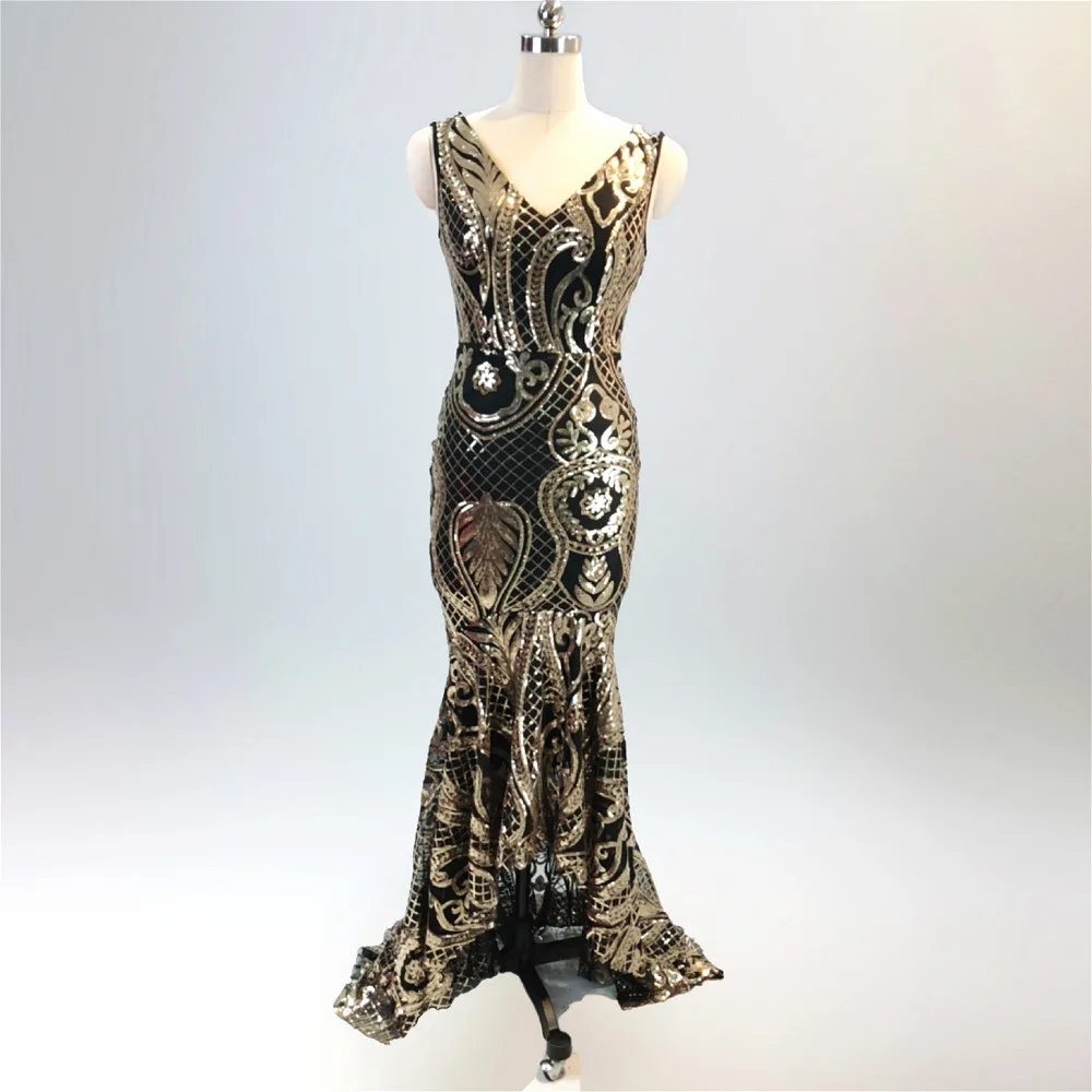 CX SHINE V NECK Evening dress high low Sequin gold ruffles mermaid trumpet long prom party Formal dresses Vestido robe de soiree
CX SHINE V NECK Evening dress high low Sequin gold ruffles mermaid trumpet long prom party Formal dresses Vestido robe de soiree