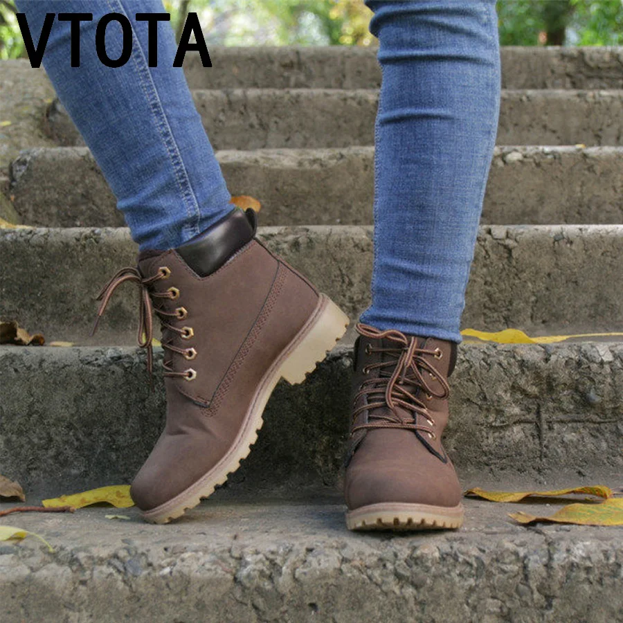 Женские кожаные ботинки VTOTA, черные, теплые, на низком каблуке, со шнуровкой, зимние, J47
Женские кожаные ботинки VTOTA, черные, теплые, на низком каблуке, со шнуровкой, зимние, J47