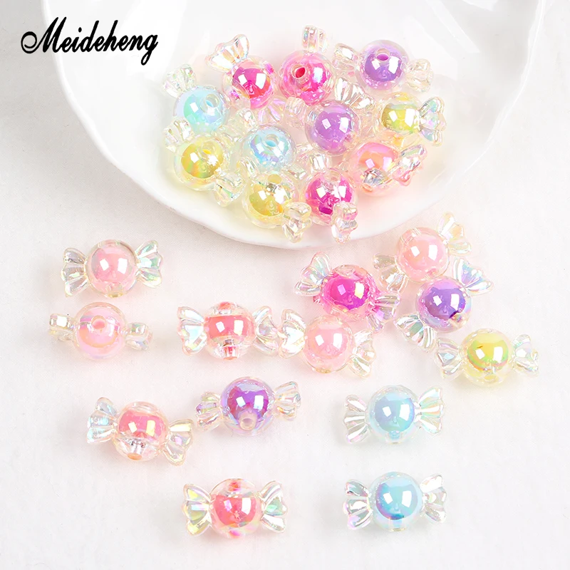 25pcs/bag Acrylic Lovely Candy Beads Rainbow AB Spring Color Bead with Beads For Jewelry Making Needlework DIY Necklace Crafts
25pcs/bag Acrylic Lovely Candy Beads Rainbow AB Spring Color Bead with Beads For Jewelry Making Needlework DIY Necklace Crafts