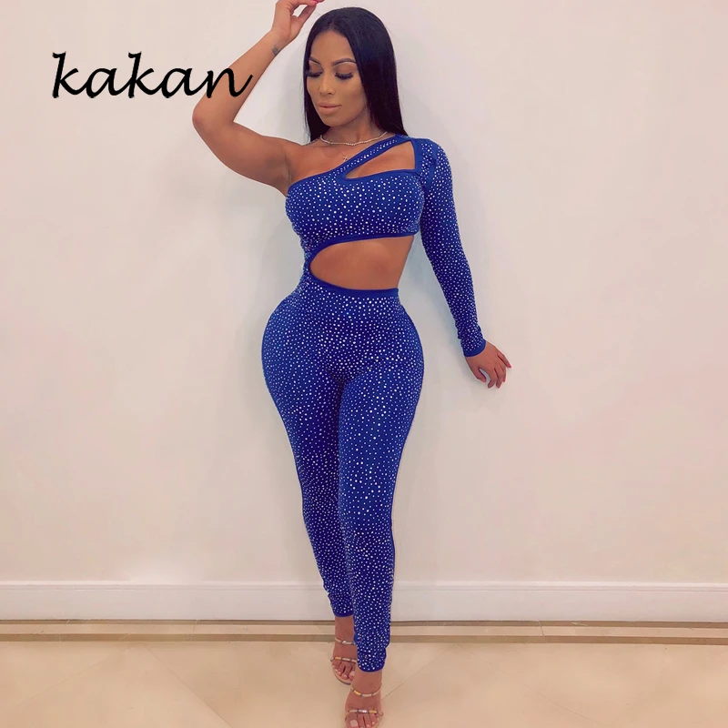kakan 2019 spring new women's hot drilling body tights sexy wrapped chest hollow bodysuit blue backless bodysuit
kakan 2019 spring new women's hot drilling body tights sexy wrapped chest hollow bodysuit blue backless bodysuit