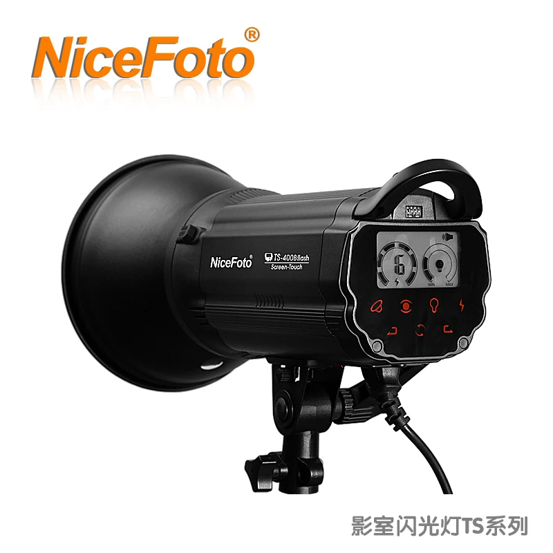 NiceFoto photographic lamp ts-300b series studio flash clothes studio flash light head 300W flash light
NiceFoto photographic lamp ts-300b series studio flash clothes studio flash light head 300W flash light