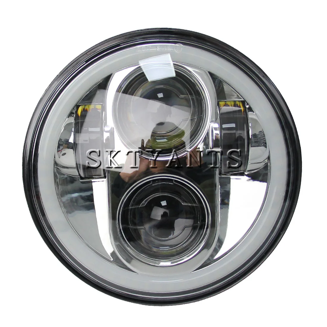 1 PCS 5.75 Inch LED Headlights Motor Full Halo Lights Kit For Night Rod Iron 883 Dyna Sportster 1200 Indian Scout Triumph Black
1 PCS 5.75 Inch LED Headlights Motor Full Halo Lights Kit For Night Rod Iron 883 Dyna Sportster 1200 Indian Scout Triumph Black