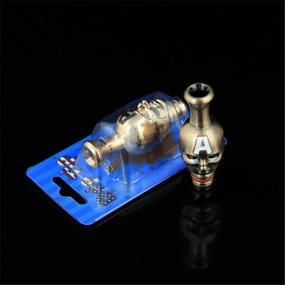 ZZtech New Arrival E-cigarette 510 Metal Drip Tip Vape Marvel Heroes Type Cool and Distinctive Drip Tip for 510 Tank/RTA/RDA
ZZtech New Arrival E-cigarette 510 Metal Drip Tip Vape Marvel Heroes Type Cool and Distinctive Drip Tip for 510 Tank/RTA/RDA