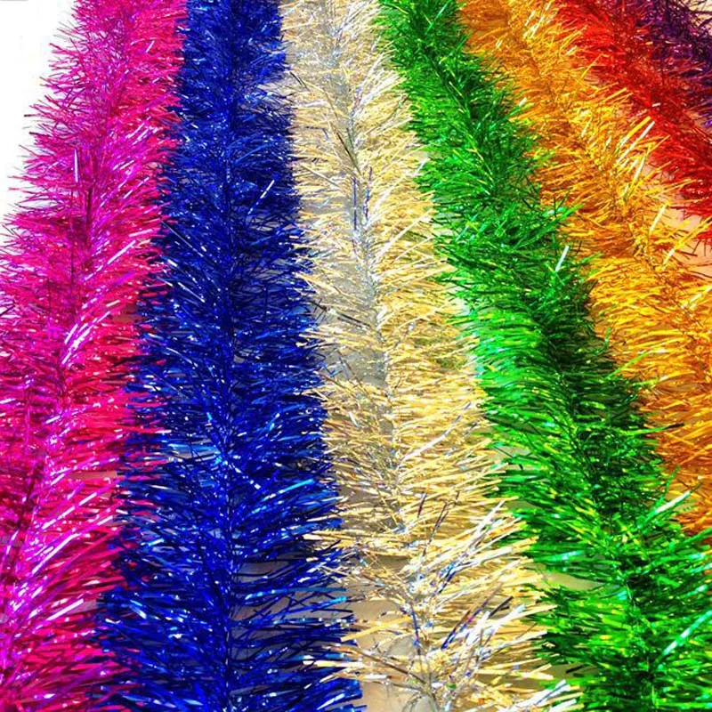 10pcs/lot 9cm*200cm Tinsel Garlands for Christmas Tree Ornaments party decoration
10pcs/lot 9cm*200cm Tinsel Garlands for Christmas Tree Ornaments party decoration