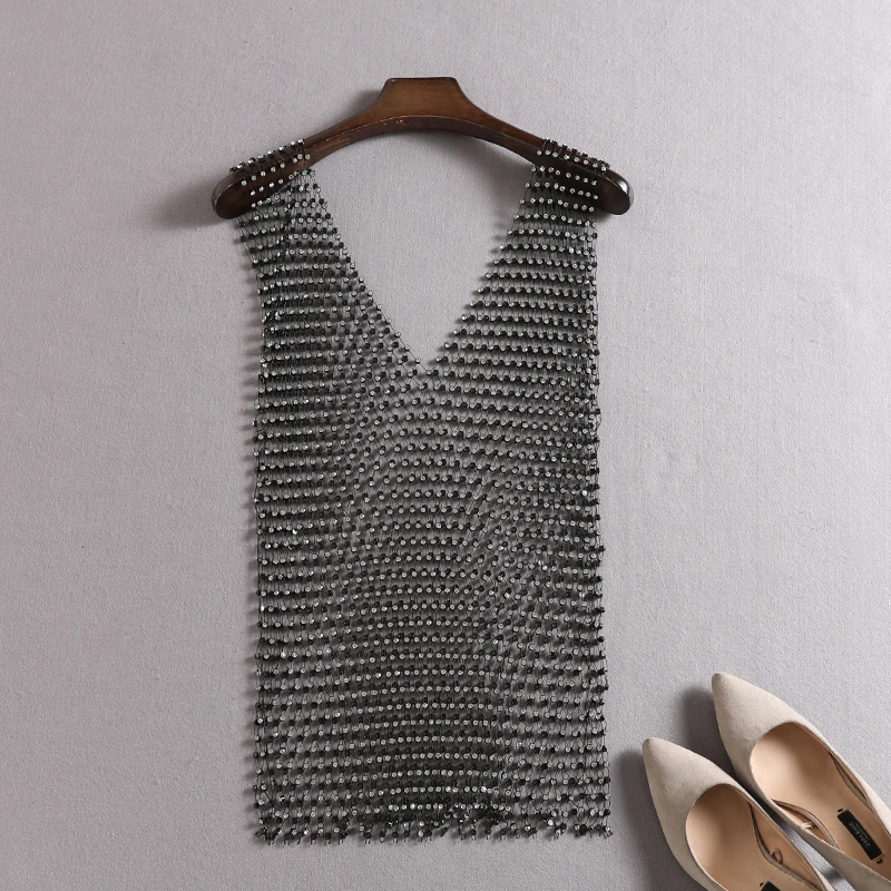 high quality diamond mesh tank top festival queen women's sexy see through 2018. the elastic core fitting short sleeves
high quality diamond mesh tank top festival queen women's sexy see through 2018. the elastic core fitting short sleeves