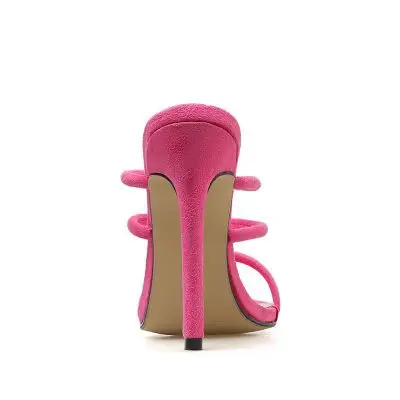 Brand new women's high heels pointed solid color thin belt sexy super high with 12.5cm slippers hollow fashion party party shoes
Brand new women's high heels pointed solid color thin belt sexy super high with 12.5cm slippers hollow fashion party party shoes