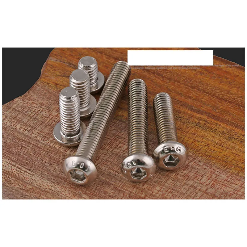 M6 M8 10.9 High-Strength Nickel-Plated Semi-Circular Head Socket Head Cap Screws Round Cup Mushroom Head Socket Head Cap Screws 
M6 M8 10.9 High-Strength Nickel-Plated Semi-Circular Head Socket Head Cap Screws Round Cup Mushroom Head Socket Head Cap Screws