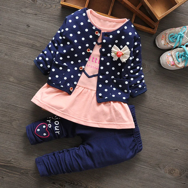 Free Shipping Children Sweet Set Spring Baby Girl Cotton Long Sleeve Children 3pcs Suit
Free Shipping Children Sweet Set Spring Baby Girl Cotton Long Sleeve Children 3pcs Suit