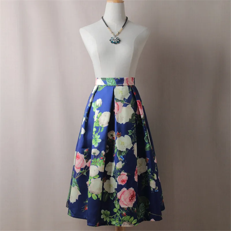 Women Vintage Floral Painted Skirts Summer Autumn Ball Gown Flared Tutu Midi Skirts Casual High Waist Ladies Long Saia
Women Vintage Floral Painted Skirts Summer Autumn Ball Gown Flared Tutu Midi Skirts Casual High Waist Ladies Long Saia
