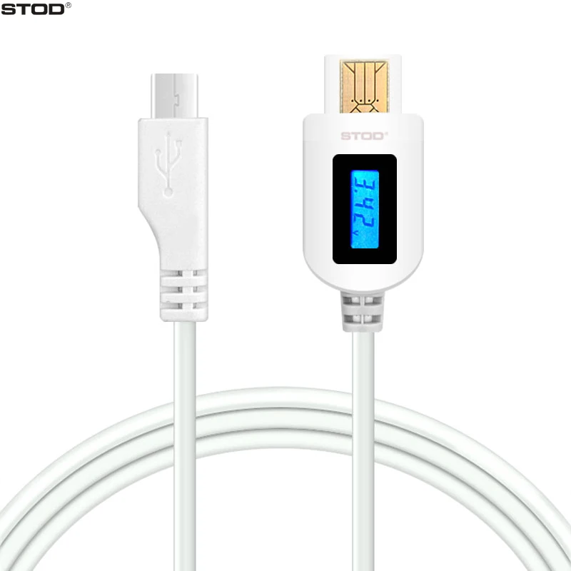 Кабель Micro USB STOD ЖК дисплей цифровой напряжение тока время зарядки для Samsung Huawei ZTE