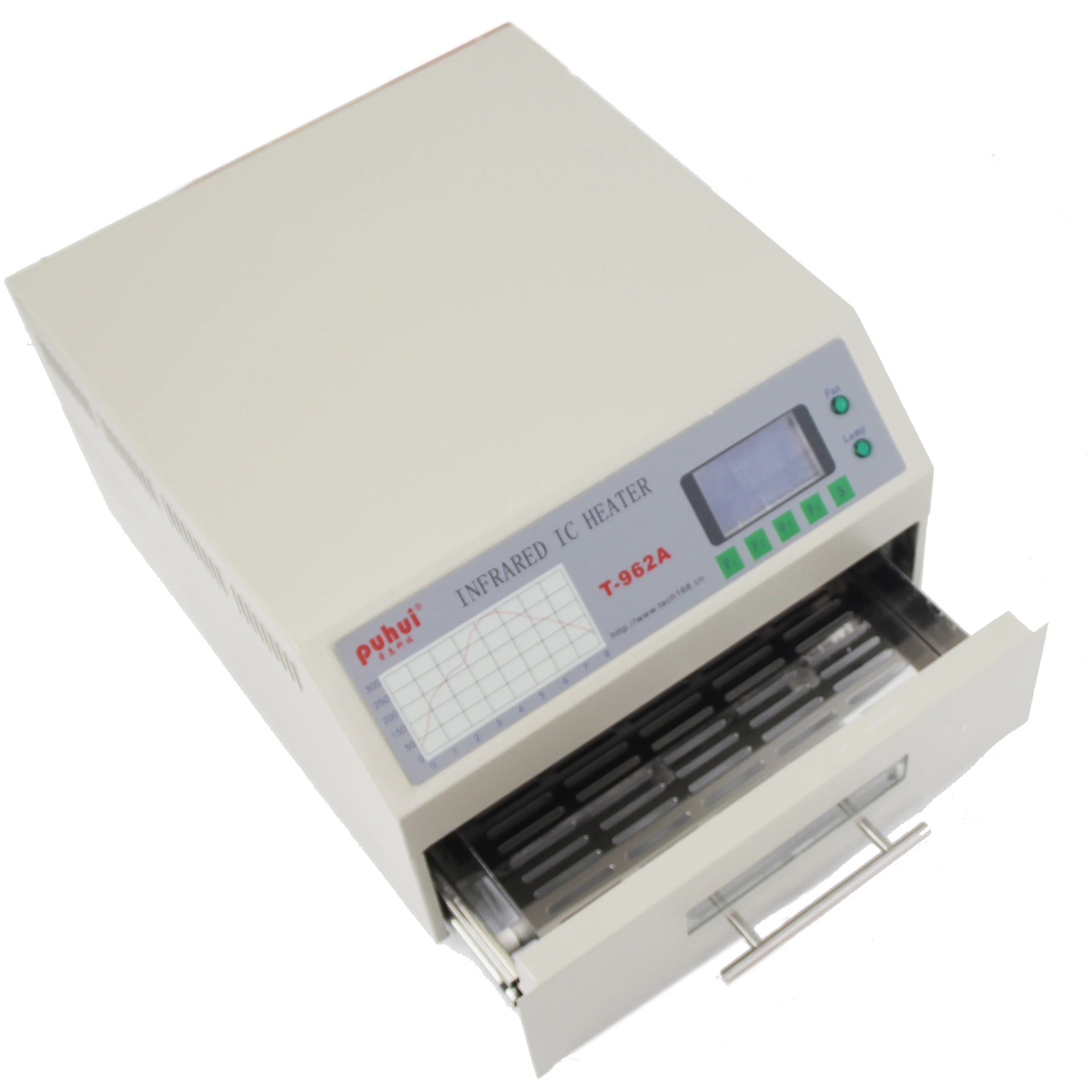 Oven Infrared IC Heater Soldering Machine SMD SMT Rework T-962 T962 Reflow 800W 180x235mm for BGA
Oven Infrared IC Heater Soldering Machine SMD SMT Rework T-962 T962 Reflow 800W 180x235mm for BGA