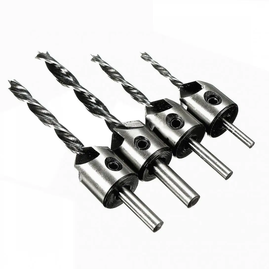 4pcs/lot HSS 5 Flute 3-6mm Countersink Drill Bit Set Reamer Woodworking Chamfer for Woodworking
4pcs/lot HSS 5 Flute 3-6mm Countersink Drill Bit Set Reamer Woodworking Chamfer for Woodworking