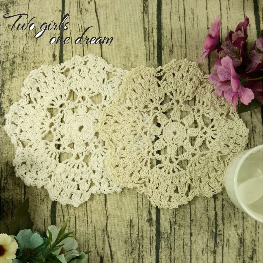DIY 24Pcs Cotton Handmade Made Crochet Doilies Cup Mat Pad Coaster Vintage Crochet Snowflake Motifs 16-18cm
DIY 24Pcs Cotton Handmade Made Crochet Doilies Cup Mat Pad Coaster Vintage Crochet Snowflake Motifs 16-18cm