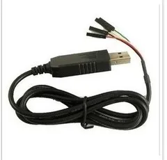 1 м USB к RS232 TTL UART PL2303HX автомобильный преобразователь USB-COM модуль адаптера кабеля
