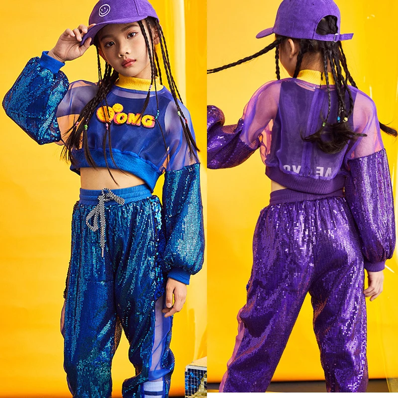 New Fashion Kids Girls Jazz Dance Hip-hop Navel Exposed Costume Sequin Cloth for Performing Stage Games Show Clothes BL1040
New Fashion Kids Girls Jazz Dance Hip-hop Navel Exposed Costume Sequin Cloth for Performing Stage Games Show Clothes BL1040
