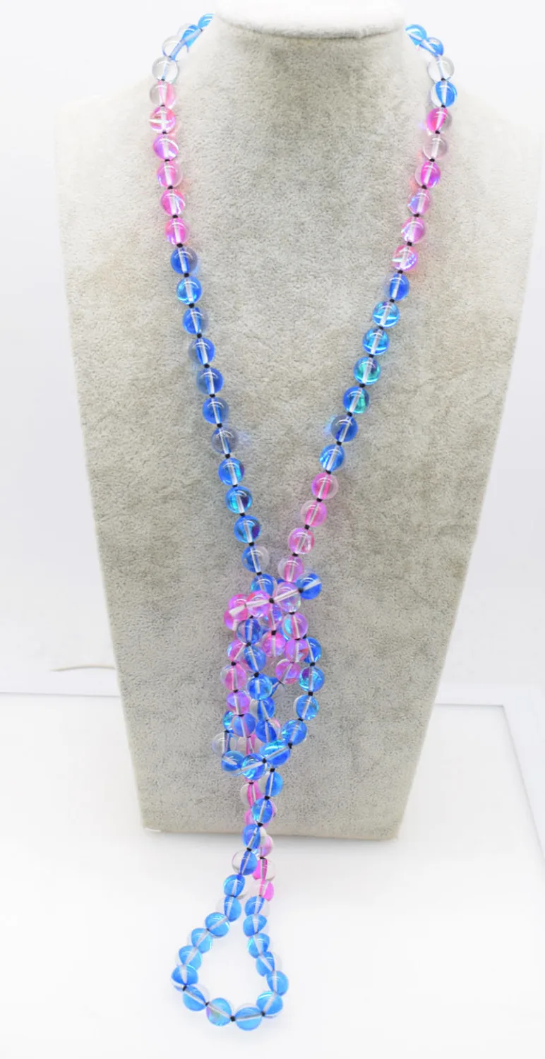blue/purple round quartz 10mm long necklace 50inch wholesale beads nature FPPJ woman 2019
blue/purple round quartz 10mm long necklace 50inch wholesale beads nature FPPJ woman 2019