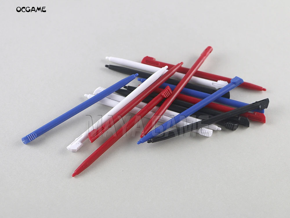 OCGAME 1000pcs/lot game console mobile Touch pen for 2DS slots hard plastic stylus black red blue white
OCGAME 1000pcs/lot game console mobile Touch pen for 2DS slots hard plastic stylus black red blue white