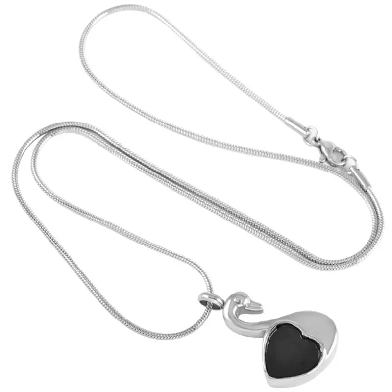 IJD8314 Stainless Steel Elegant Swan Cremation Necklace for Ashes Urn Keepsake Pendant for Memorial Gift Jewelry
IJD8314 Stainless Steel Elegant Swan Cremation Necklace for Ashes Urn Keepsake Pendant for Memorial Gift Jewelry
