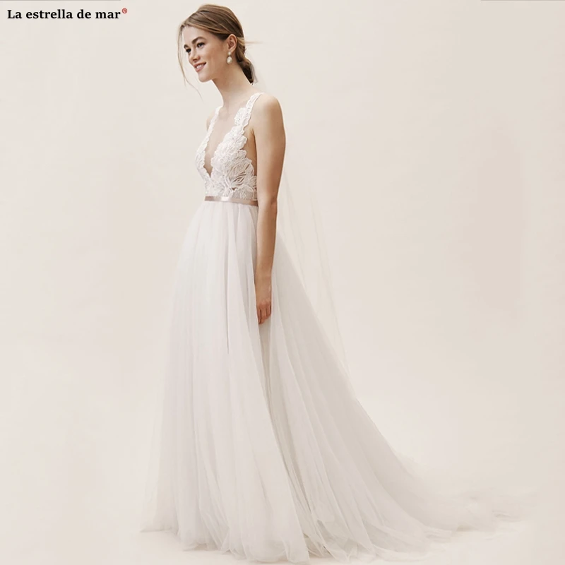 Suknia slubna boho new tulle sexy V neck ivory wedding ball gown long vestidos de novia corte princesa
Suknia slubna boho new tulle sexy V neck ivory wedding ball gown long vestidos de novia corte princesa
