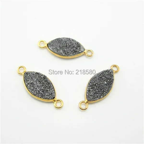 H-SP124 Silver Druzy Connector,Marquise Shape Bezel Pendant,Gold Bezel connector
H-SP124 Silver Druzy Connector,Marquise Shape Bezel Pendant,Gold Bezel connector
