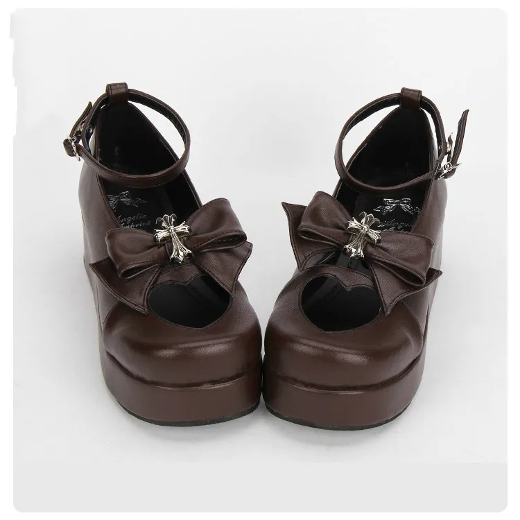 Princess sweet punk shoes The fall of Lolita bow shaped cross platform teen girl princess shoes women round head pu8832
Princess sweet punk shoes The fall of Lolita bow shaped cross platform teen girl princess shoes women round head pu8832