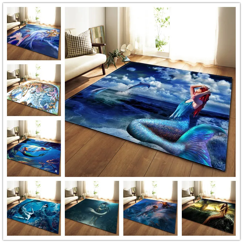 Dream Mermaid Carpet Girls Bedroom Decor Rugs Kids Play Mats Soft Flannel Home Carpets for Living Room Area Rugs Tea Table Mat
Dream Mermaid Carpet Girls Bedroom Decor Rugs Kids Play Mats Soft Flannel Home Carpets for Living Room Area Rugs Tea Table Mat