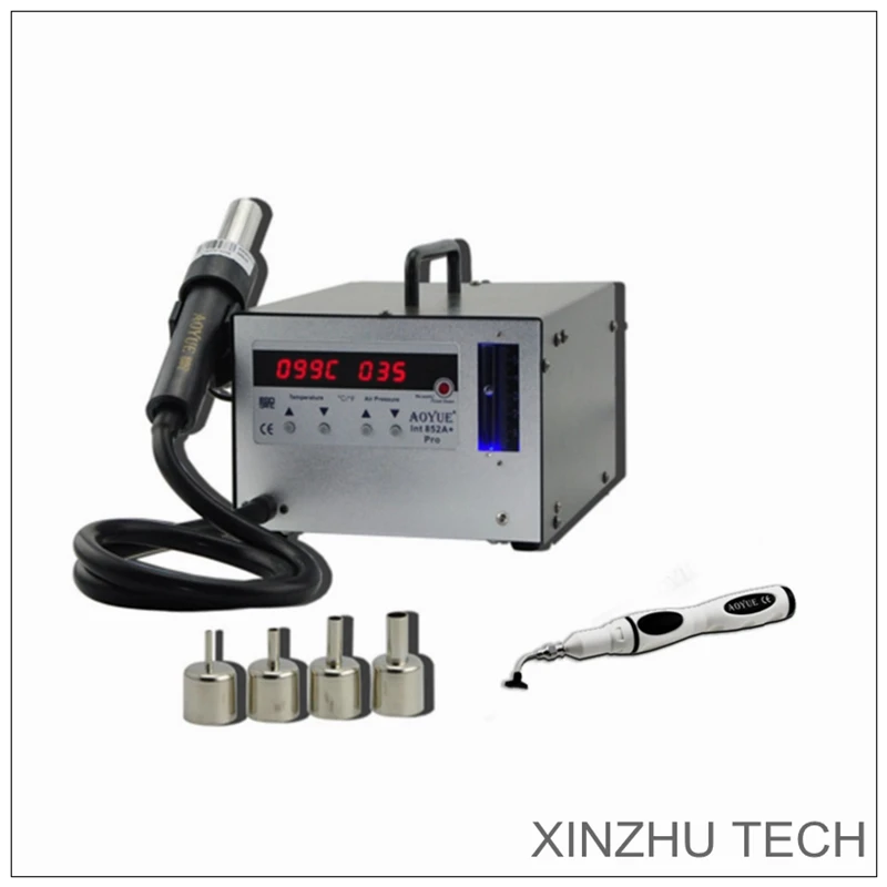 Паяльная станция AOYUE Int 852A +, паяльная станция с цифровым дисплеем, пистолет горячего воздуха, вакуумная Ручка, инфракрасная станция для предварительного подогрева
Паяльная станция AOYUE Int 852A +, паяльная станция с цифровым дисплеем, пистолет горячего воздуха, вакуумная Ручка, инфракрасная станция для предварительного подогрева