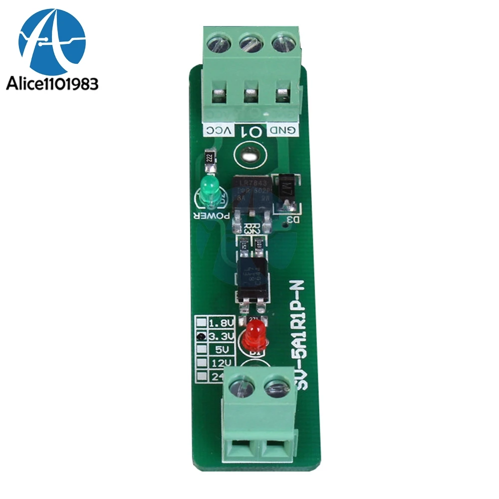 Одноканальный 1 канальный модуль релейного драйвера 3 В фотоэлектрическая