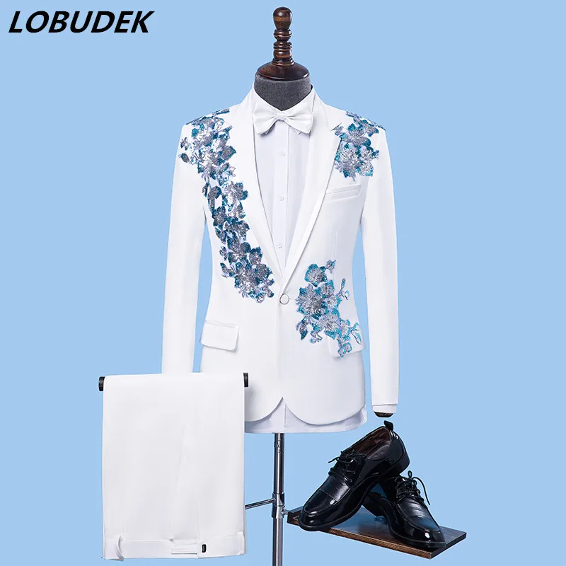 Male adult Performance Suits singer host wedding dresses photo studio suit Formal Prom singer Stage chorus Costume Bar Club show
Male adult Performance Suits singer host wedding dresses photo studio suit Formal Prom singer Stage chorus Costume Bar Club show