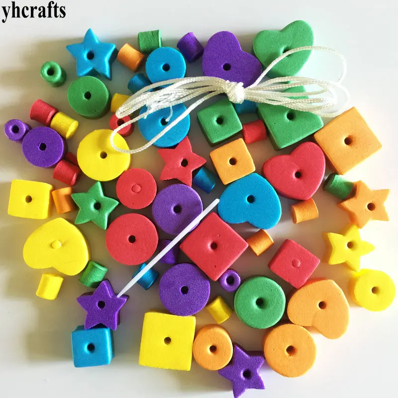 1bag(65PCS)/LOT.Geometric figure foam lacing beads.Creative handwork.Early educational toys.Kindergarten crafts beads toys cheap
1bag(65PCS)/LOT.Geometric figure foam lacing beads.Creative handwork.Early educational toys.Kindergarten crafts beads toys cheap