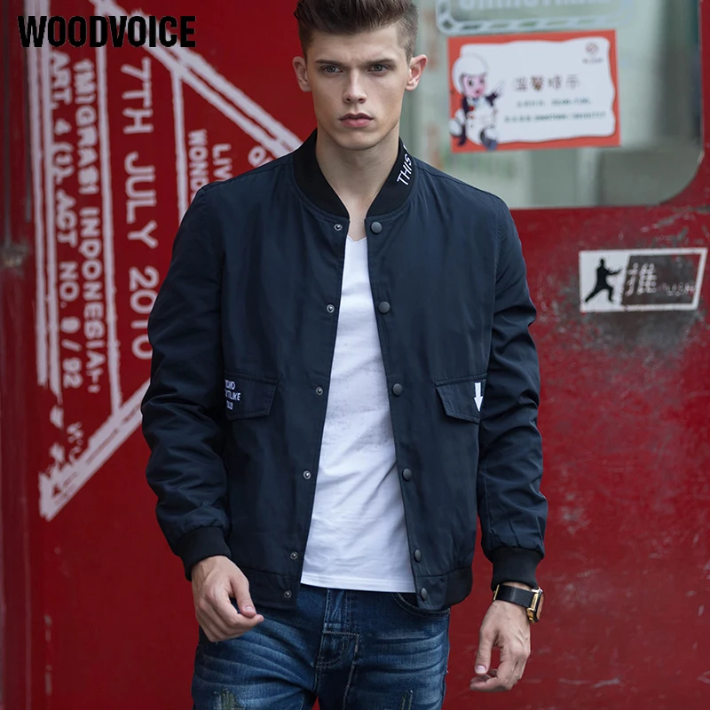 Woodvoice High Quality Casual Men Jacket and Coat Single Breasted Jacket Men New Stand Collar Male Slim Jacket Outerwear 8002
Woodvoice High Quality Casual Men Jacket and Coat Single Breasted Jacket Men New Stand Collar Male Slim Jacket Outerwear 8002