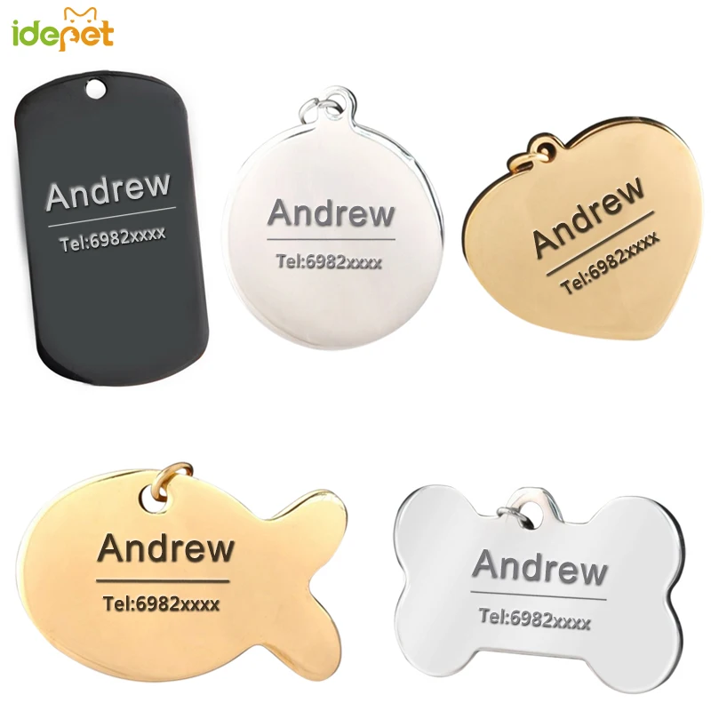Anti-lost Pet Cat Dog ID Tag Free Engraved Personalized for Cat Puppy Dog Collars Accessories Cat Necklace ID Name Tags 8D4
Anti-lost Pet Cat Dog ID Tag Free Engraved Personalized for Cat Puppy Dog Collars Accessories Cat Necklace ID Name Tags 8D4