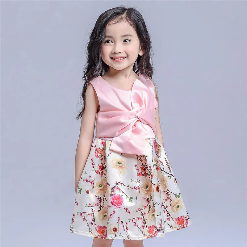 Hot Sell! Baby Girls Cute Big Bow Dress European and American Style Children's Floral Princess Dress For Kids Girl Clothing
Hot Sell! Baby Girls Cute Big Bow Dress European and American Style Children's Floral Princess Dress For Kids Girl Clothing
