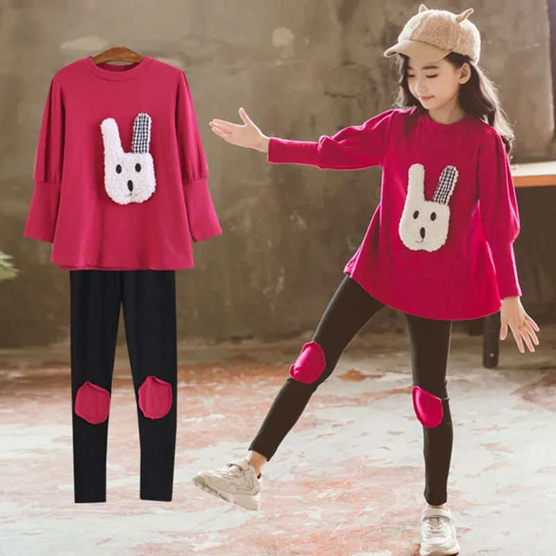 2022 New Kids Clothes Suit Girls Autumn Clothing Fashion Casual Children's Letter Sweater+ Leggings Two-Piece Set 6 8 10 12 Year
2022 New Kids Clothes Suit Girls Autumn Clothing Fashion Casual Children's Letter Sweater+ Leggings Two-Piece Set 6 8 10 12 Year