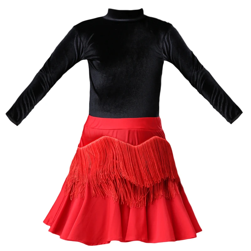 Latin Dance Costume Girls Velvet Long Sleeve Practice/Performance Costume Latin Competition Dresses Kids Rumba Wear DQL1036
Latin Dance Costume Girls Velvet Long Sleeve Practice/Performance Costume Latin Competition Dresses Kids Rumba Wear DQL1036