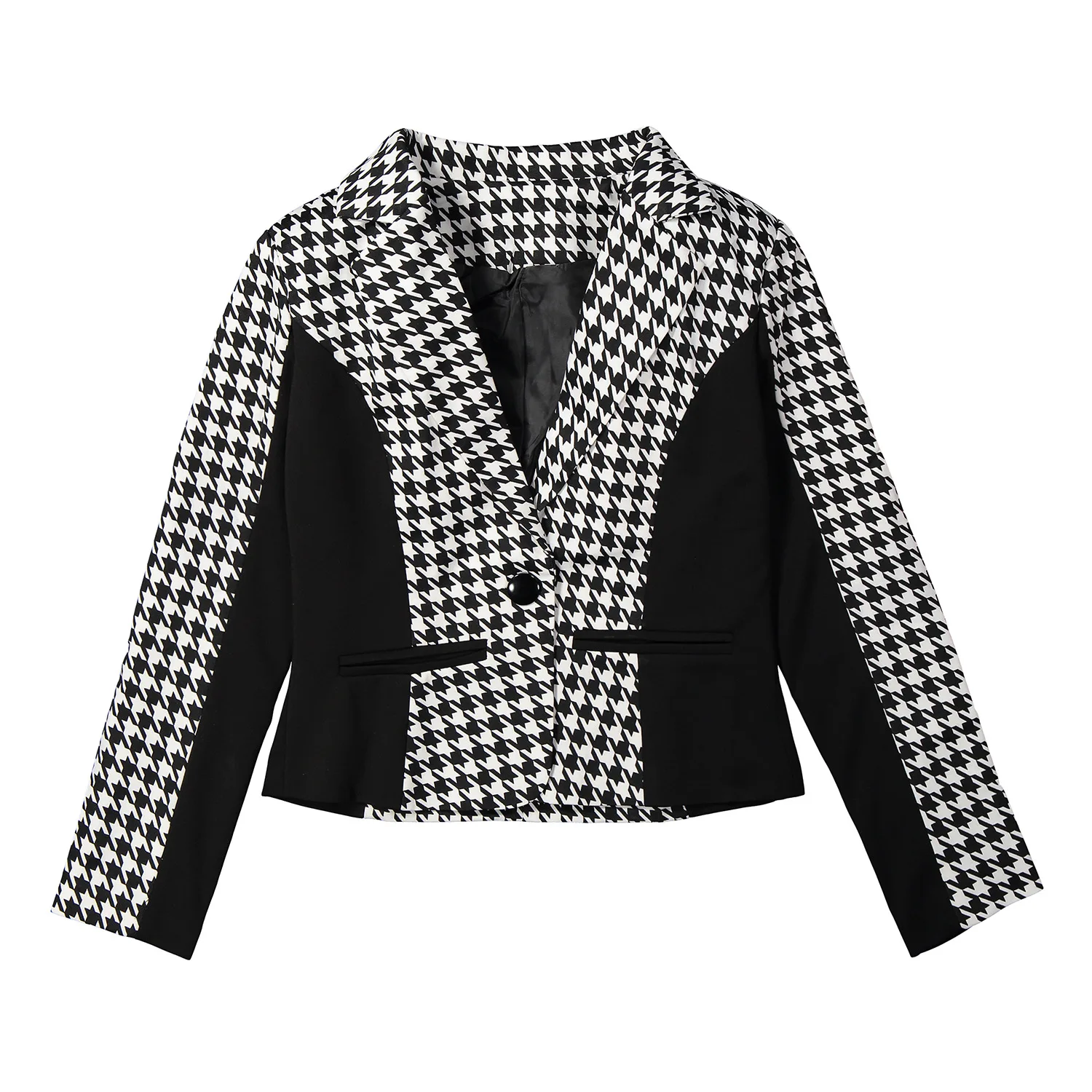 2019 Fashion Women Suits Autumn Plus Size 3XL Office Work Wears Slim Black White Houndstooth Blazer And Cardigans Ladies Jackets
2019 Fashion Women Suits Autumn Plus Size 3XL Office Work Wears Slim Black White Houndstooth Blazer And Cardigans Ladies Jackets