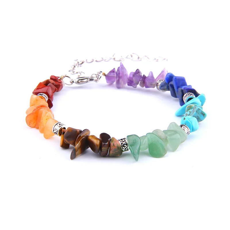 Natural Chakra Healing Energy Bracelets Women Amethysts/ Tiger Eye Stone/Turquoises/Tourmaline Chips Beads Bracelet Jewelry Gift
Natural Chakra Healing Energy Bracelets Women Amethysts/ Tiger Eye Stone/Turquoises/Tourmaline Chips Beads Bracelet Jewelry Gift