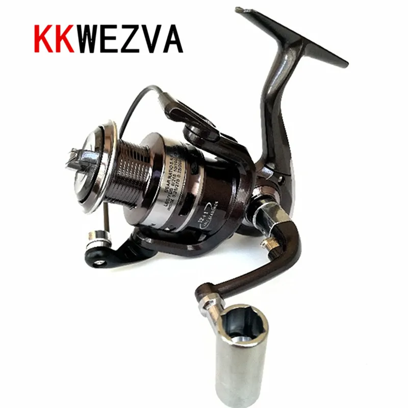 KKWEZVA Folding rocker Metal Deep Line Cup 12BB + 1 Spinning Fishing Reel 2000-5000 Spinning Wheel copper Gear Ratio 5.5: 1
KKWEZVA Folding rocker Metal Deep Line Cup 12BB + 1 Spinning Fishing Reel 2000-5000 Spinning Wheel copper Gear Ratio 5.5: 1