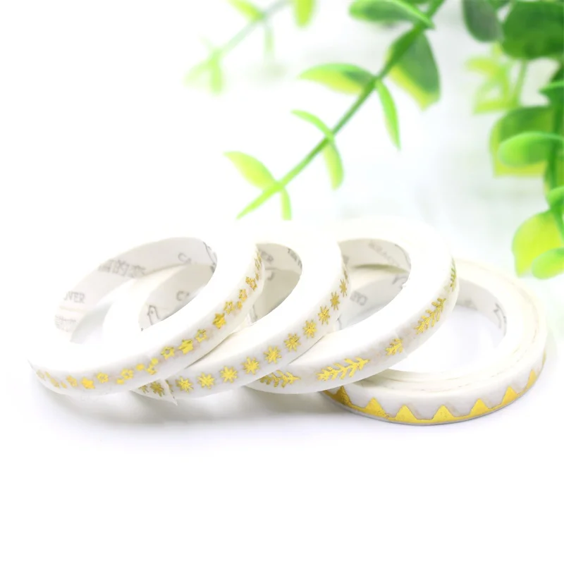 KSCRAFT 5mm*5m Adhesive Tape for Scrapbooking DIY Craft Sticky Deco Masking Japanese Paper Washi Tape Retro Gold Foil
KSCRAFT 5mm*5m Adhesive Tape for Scrapbooking DIY Craft Sticky Deco Masking Japanese Paper Washi Tape Retro Gold Foil