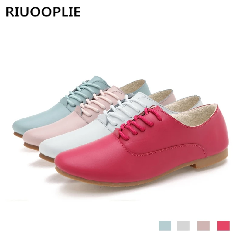 RIUOOPLIE Spring women oxford shoes ballerina flats shoes women genuine leather shoes moccasins lace up loafers white shoes
RIUOOPLIE Spring women oxford shoes ballerina flats shoes women genuine leather shoes moccasins lace up loafers white shoes