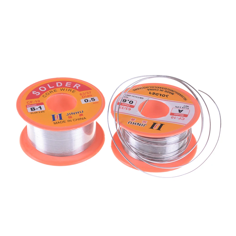 0.5/0.6mm Flux 2.0% 45FT Tin Lead Tin Wire Melt Rosin Core Solder Soldering Wire Roll
0.5/0.6mm Flux 2.0% 45FT Tin Lead Tin Wire Melt Rosin Core Solder Soldering Wire Roll