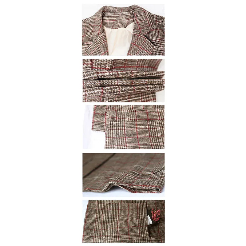 The new spring 2020 ms han edition retro relaxed joker show thin long sleeve grid lapel leisure suit jacket pocket le004
The new spring 2020 ms han edition retro relaxed joker show thin long sleeve grid lapel leisure suit jacket pocket le004