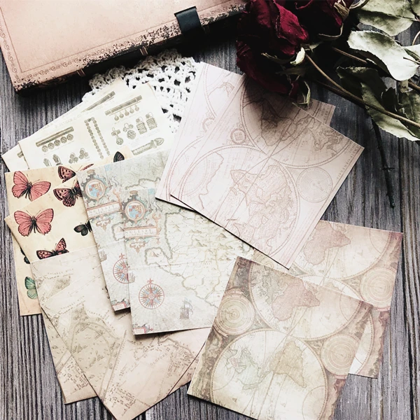 ZFPARTY 12pcs Vinatge Style Background paper Stickers for Scrapbooking Happy Planner/Card Making/Journaling Project
ZFPARTY 12pcs Vinatge Style Background paper Stickers for Scrapbooking Happy Planner/Card Making/Journaling Project