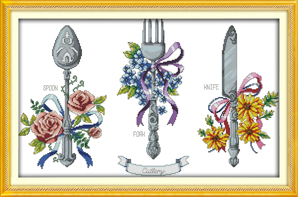 Посуда (2), вышивка крестиком, Цветочная вилка, мультяшный рисунок, aida 18ct 14ct 11ct, ручная вышивка
Посуда (2), вышивка крестиком, Цветочная вилка, мультяшный рисунок, aida 18ct 14ct 11ct, ручная вышивка