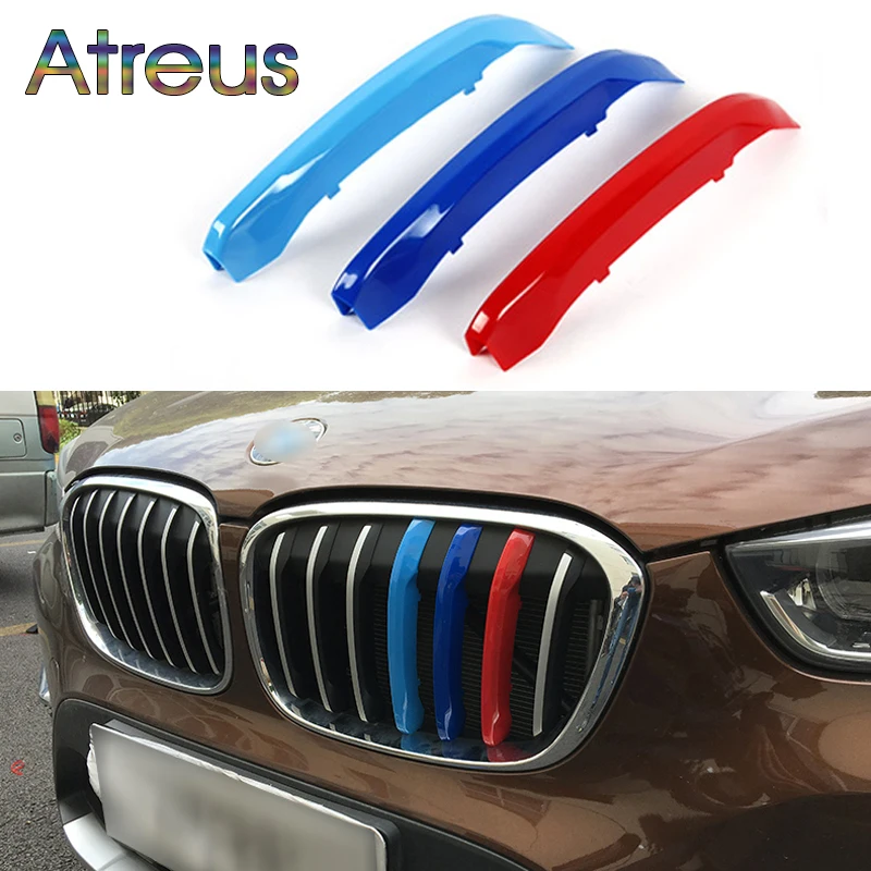 Atreus 3pcs Car Front Grille Trim Sport Strips Cover Stickers For BMW X1 F48 E84 X3 F25 X5 F15 E70 X4 F26 X6 E71 F16 Accessories
Atreus 3pcs Car Front Grille Trim Sport Strips Cover Stickers For BMW X1 F48 E84 X3 F25 X5 F15 E70 X4 F26 X6 E71 F16 Accessories