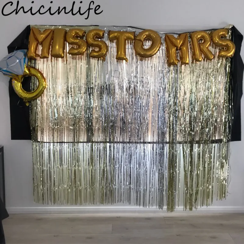 Chicinlife 9 шт 16 дюймов Miss to Mrs шары из фольги в виде букв девичник свадебный душ